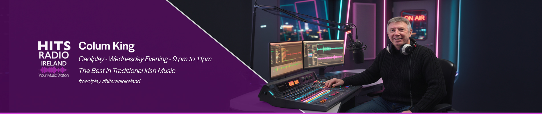 Colum King Ceolplay Hits Radio Ireland