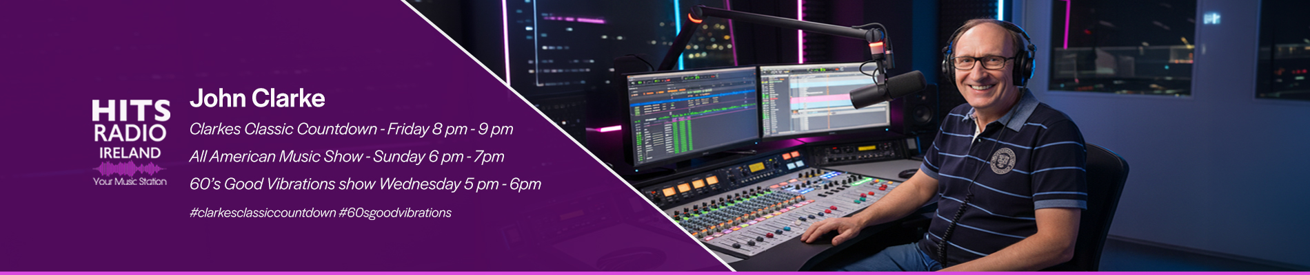 John Clarke Hits Radio Ireland